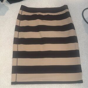 Old Navy Striped Pencil Stretch Skirt